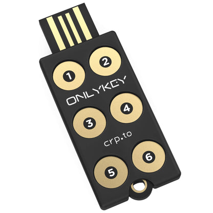 OnlyKey FIDO2/U2F-Sicherheitsschlüssel und Hardware-Passwortmanager | Universelle Zwei-Faktor-Authentifizierung | Tragbare, professionelle Verschlüsselung | PGP/SSH/Yubikey-OTP ​​| Windows/Linux/Mac OS/Android