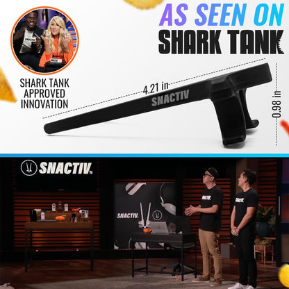 SNACTIV PRO Finger-Essstäbchen für Gamer – bekannt aus der TV-Show „Shark Tank“! Das offizielle Snack-Tool der Zukunft – Snacks und Chips ganz einfach genießen – Innovative Snack-Lösung für Gamer – Snack-Essstäbchen