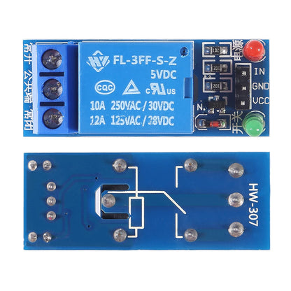 AITRIP 10 Stück 5V Einkanal-Relaismodul mit Optokoppler-Isolation und High-Low-Pegelansteuerung, kompatibel mit Arduino, Raspberry Pi, ARM und AVR 