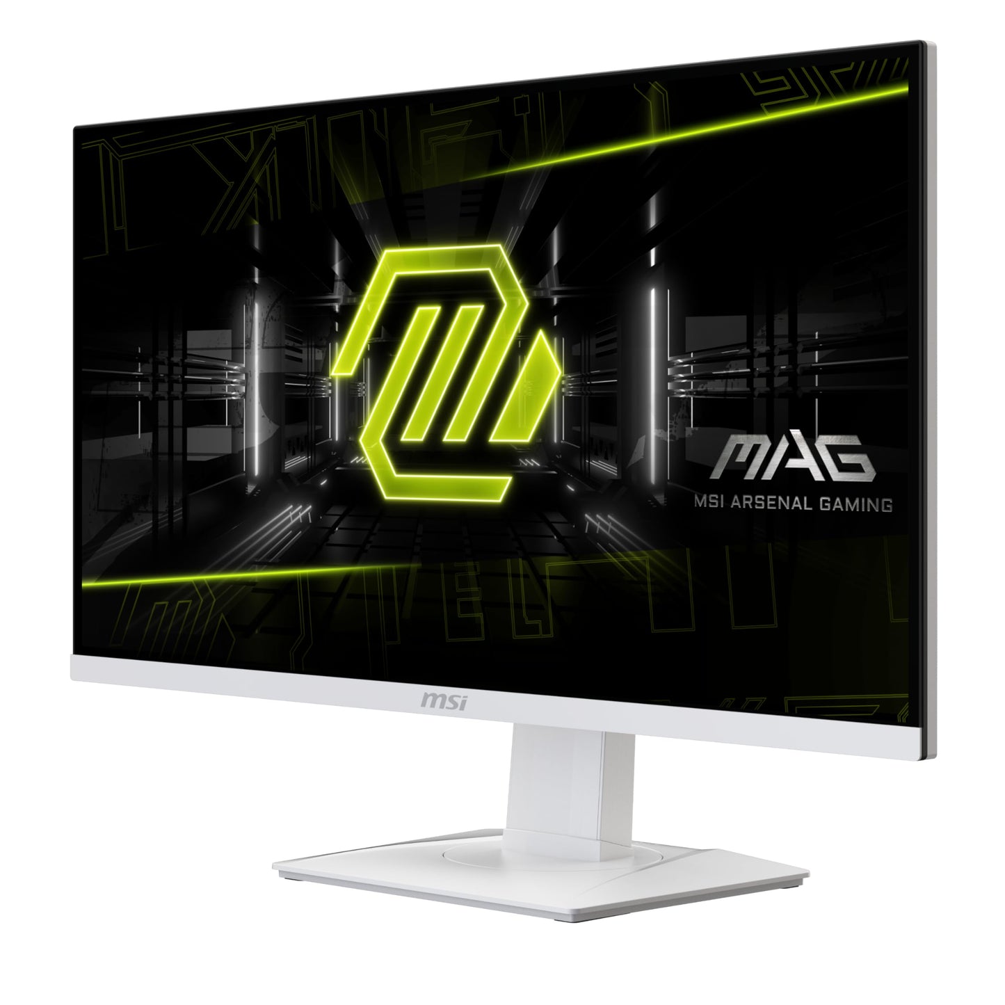 MSI MAG274QRFW 27-Zoll-Computermonitor (2560 x 1440 (QHD)), 180 Hz, Adaptive Sync, HDMI, DisplayPort, VESA-kompatibel, neigbar, höhenverstellbar, Lautsprecher, 1 ms Reaktionszeit, Schwarz