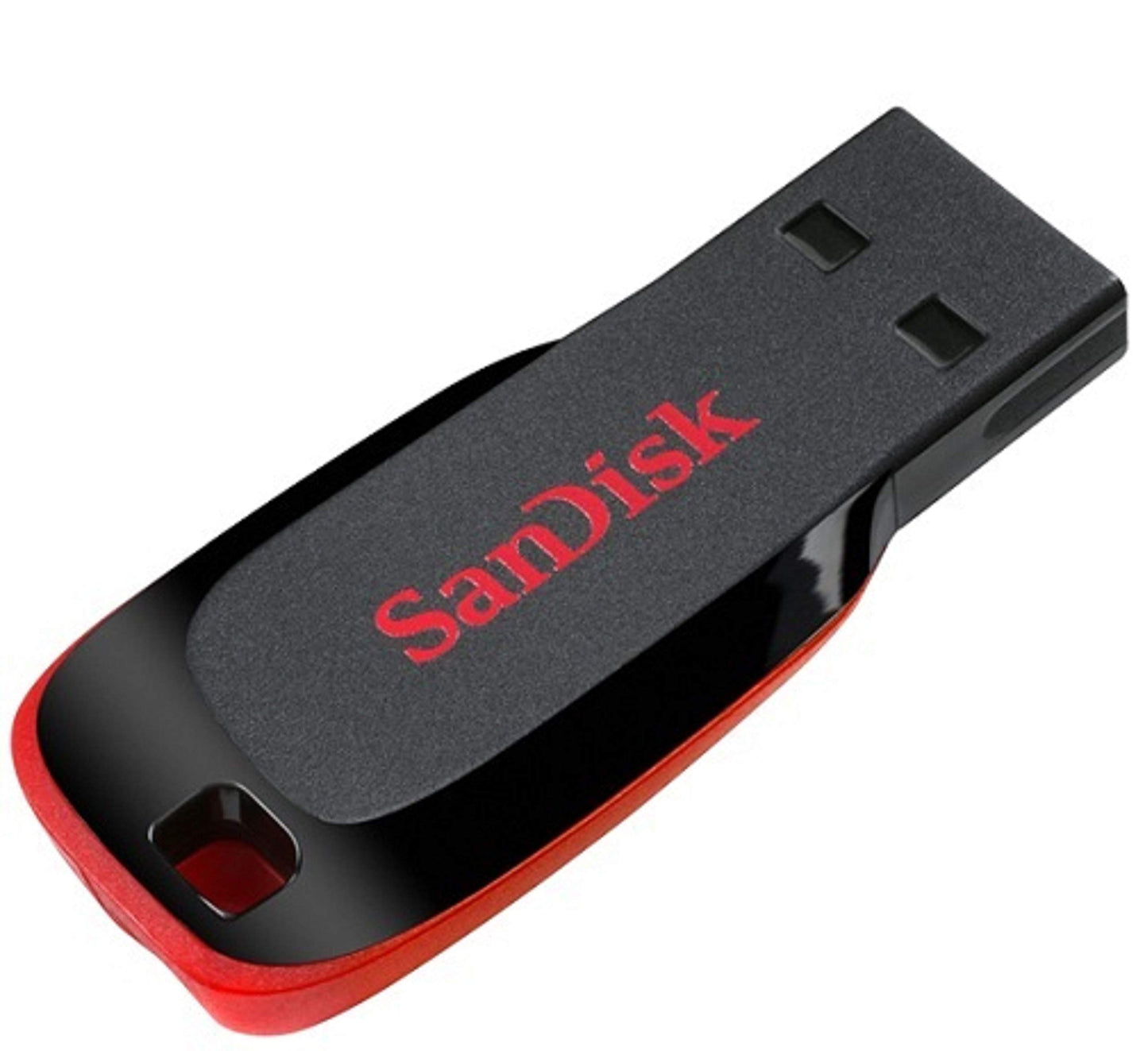 SanDisk (5er-Pack) Cruzer Blade 64 GB USB Typ-A 2.0 Compact Flash-Laufwerk, kompatibel mit Laptops und Desktop-Computern SDCZ50-064G-B35 – im Set mit (2) Everything But Stromboli Lanyards