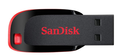 SanDisk (5er-Pack) Cruzer Blade 64 GB USB Typ-A 2.0 Compact Flash-Laufwerk, kompatibel mit Laptops und Desktop-Computern SDCZ50-064G-B35 – im Set mit (2) Everything But Stromboli Lanyards