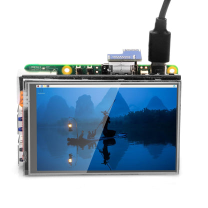 OSOYOO 3,5-Zoll-HDMI-LCD-Touchscreen-Monitor (TFT, 480 x 320 Pixel) für Raspberry Pi 5, 4, 3, Modell B, B+ und 2 mit Stift