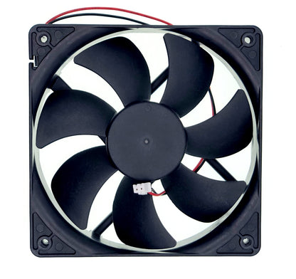PY-1225H12S DC12V 0.35A 120×120mm×25mm 12CM 12025 Ice Maker Fan, 2-Wire DC BRUSHLESS Ice Machine Fan