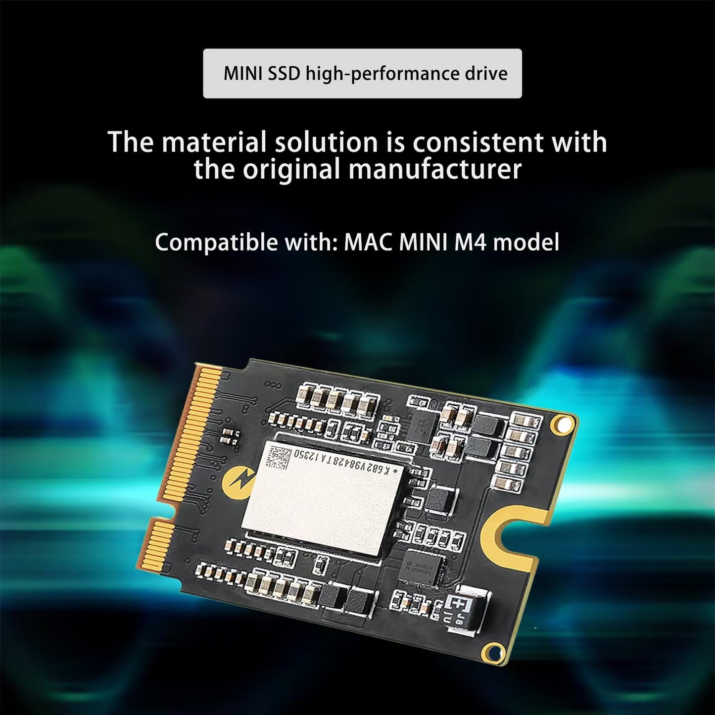 SPARKFLY 2 TB interne SSD für Mac mini M4, Hochgeschwindigkeits-SSD-Erweiterung für Speicher- und Leistungssteigerung