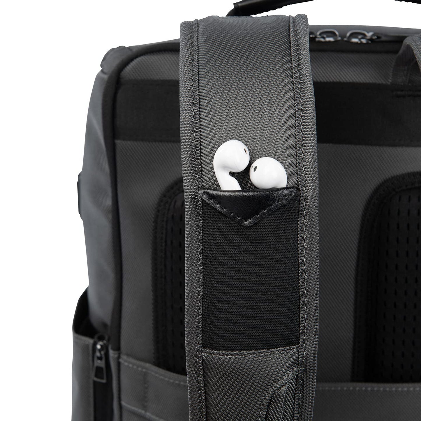 Travelpro Crew Executive Choice 3 Medium Top Load Rucksack, geeignet für Laptops und Tablets bis 15,6 Zoll, USB-A- und USB-C-Anschlüsse, Damen- und Herrenmodell, Jet Black 