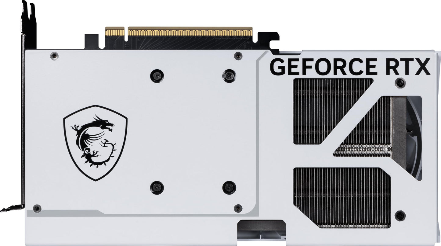 MSI Gaming RTX 5070 12G Ventus 2X OC White Grafikkarte (12 GB GDDR7, 192-Bit, Extreme Performance: 2557 MHz, DisplayPort x3 2.1a, HDMI 2.1b, NVIDIA Blackwell Architektur)