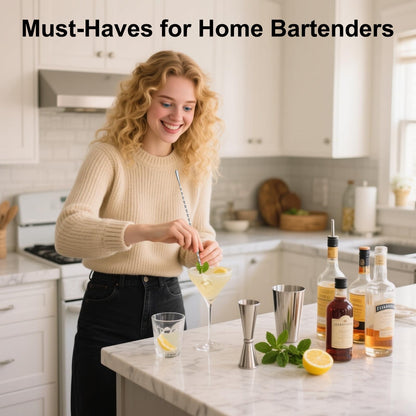 Muaoush 2er-Pack Barlöffel, Cocktailrührer, lange Rührlöffel, 30 cm professioneller Spiralrührlöffel für Barkeeper, Heimbar-Mixing Cocktailzubereitung (304er Edelstahl)