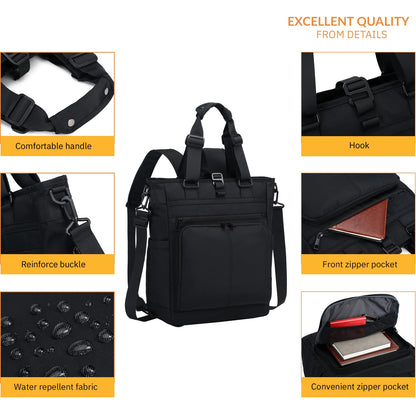 mygreen Tokyo Tote Messenger Backpack Convertible Tote Bag and Backpack, Fits 15.6" Laptop