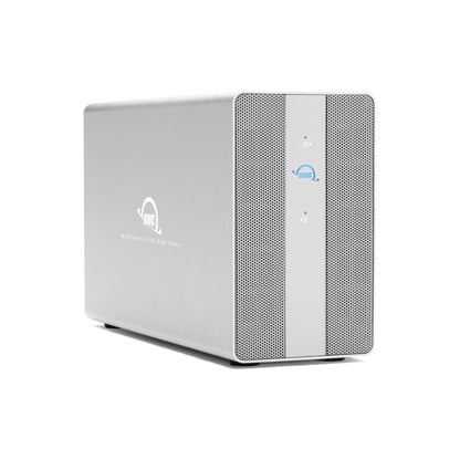 OWC 32 TB Mercury Elite Pro Dual USB-C/Thunderbolt 3 externes RAID-Speichergehäuse mit 3-Port-Hub für Mac und PC