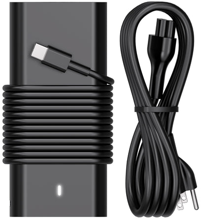 Neues, schlankes 65-W-USB-C-Laptop-Ladegerät als Ersatz für Dell Latitude 5420, 5430, 5520, 5530, 5540, 7420, 7430, 7440, 7390, XPS 13 Chromebook 3100 (Netzteil passend für Dell Laptops mit USB-C-Anschluss).