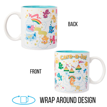 Silver Buffalo Care Bears Willkommen im Care-A-Lot Zauberland Keramikbecher, 20 Unzen