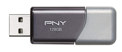 PNY 128GB USB 3.0 Flash Drive Turbo Attache 3 (20er-Packung) USB-Sticks im Bundle mit (10) Everything But Stromboli Lanyards (P-FD128TBOP-GE)