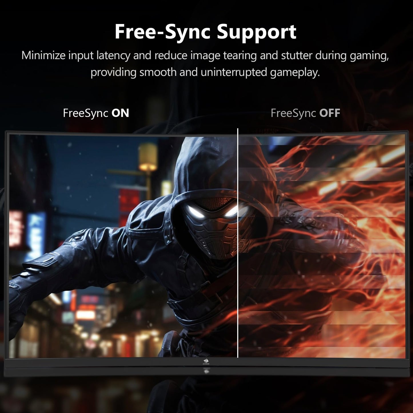 Z-Edge 32-Zoll-Curved-Gaming-Monitor, FHD 1080P 240Hz Curved-Monitor, 1500R Computermonitor, MPRT 1ms Monitor, UG32P 2x DP 1.4 Anschlüsse und 2x HDMI 2.0 Anschlüsse 