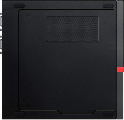 Lenovo ThinkCentre M920q Tiny Desktop, Intel 6-Core i5-8500T, 16 GB RAM, 256 GB NVMe SSD, HDMI, DisplayPort, WLAN, Bluetooth, kabellose Tastatur und Maus, Windows 11, schwarz (Generalüberholt) 