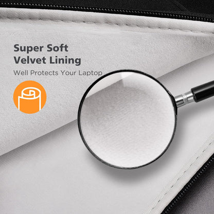 KIZUNA Laptop Sleeve 17 Inch Water-Resistant Computer Case Hand Bag for 17.3" Lenovo Legion 5/5i/Dell G7 17/IdeaPad L340/ HP Gaming Pavilion 17/Envy Laptop 17/Acer Chromebook 317/Asus,Black