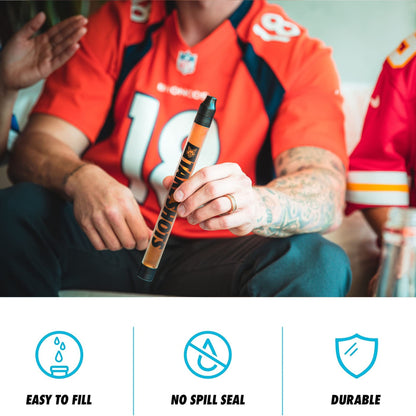 TakeShots Take V2 – Shothalter &amp; Strohhalm für Drinks &amp; Chaser – Shots für unterwegs – Passend für alle Standardflaschen, Gläser &amp; Chaser – 30 ml (Blackout)