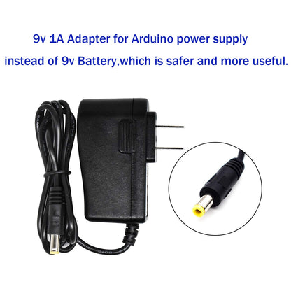 REXQualis Super Starter Kit basierend auf Arduino UNO R3 mit Tutorial und Controller-Board, kompatibel mit der Arduino IDE