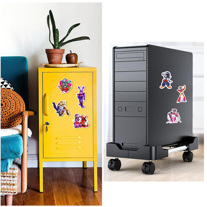 Pounchi Horror-Spannungs-Sticker (200 Stück) Cartoon-Gaming-PVC-Sticker, Geschenke für Laptop, Wasserflasche, Skateboard, Partyzubehör, Dekorationen für Teenager und Kinder