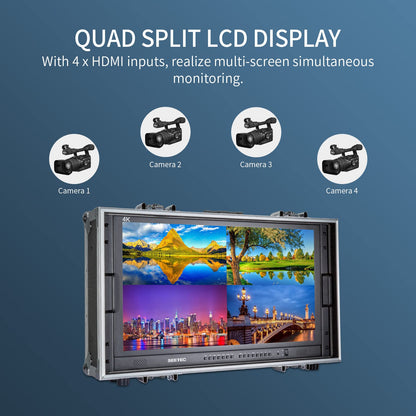 SEETEC 4K280-9HSD-CO 27 Inch 4K Ultra-HD Resolution Carry-on Broadcast Director Monitor