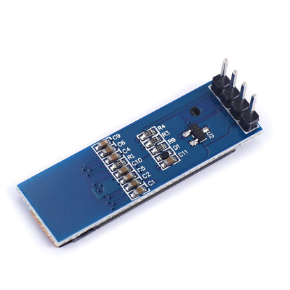 Teyleten Robot 0.91 inch OLED LCD Display Module SSD1306 IIC 128x32 LCD OLED Screen 3.3V~5V 4PIN for Arduino White 5PCS