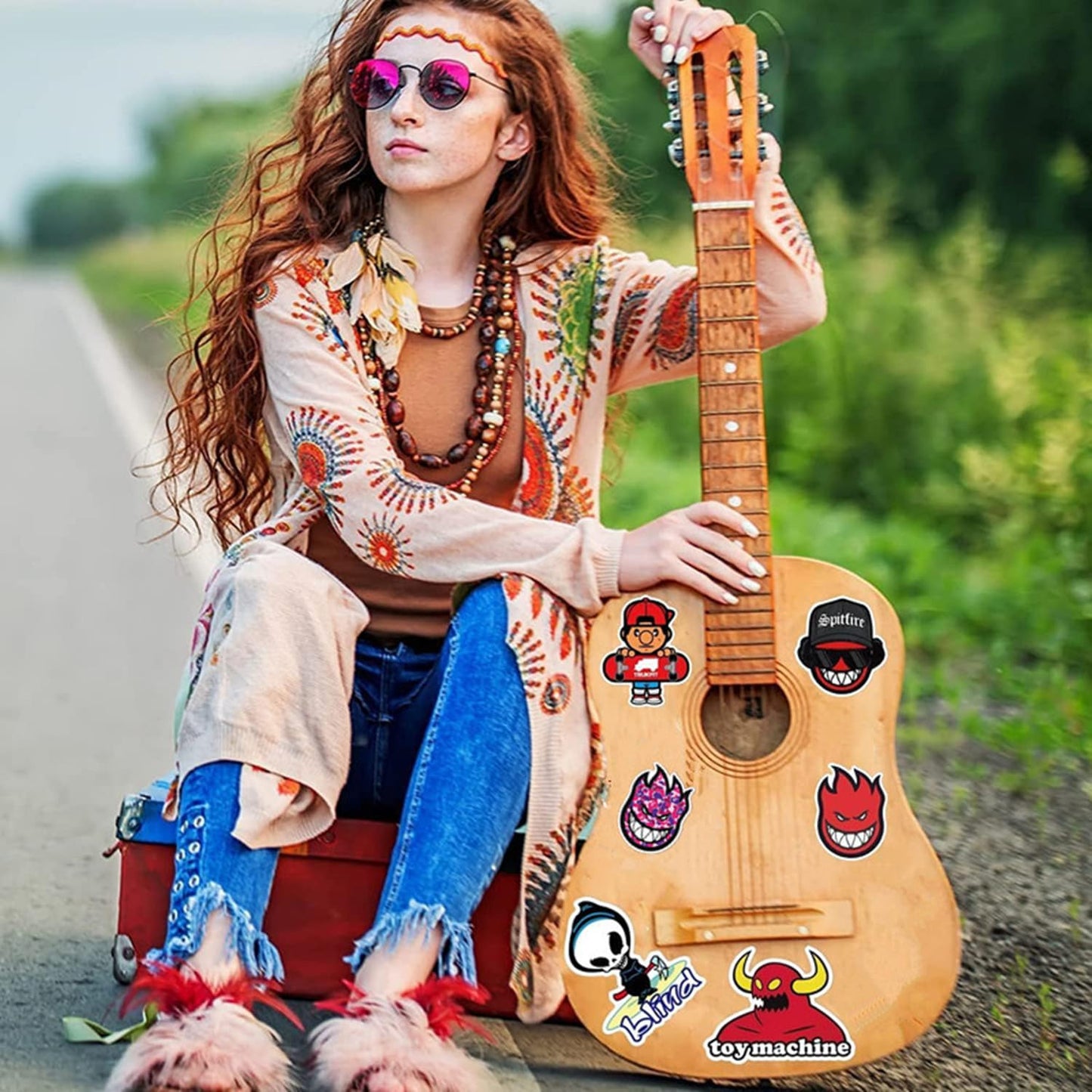 Skateboard-Aufkleber, 100 Stück/Packung – coole, wasserfeste Aufkleber für Laptop, Wasserflasche, Koffer, Handy; Skateboard-Aufkleber für Teenager, Jungen und Erwachsene