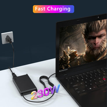 Slim Legion 5 Ladegerät/Netzteil kompatibel mit Lenovo Gaming-Laptops (230 W/170 W), Ersatz für Lenovo Legion LOQ ThinkPad Slim IdeaPad Gaming-Serie (ADL230NDC3A/ADL230NLC3A)