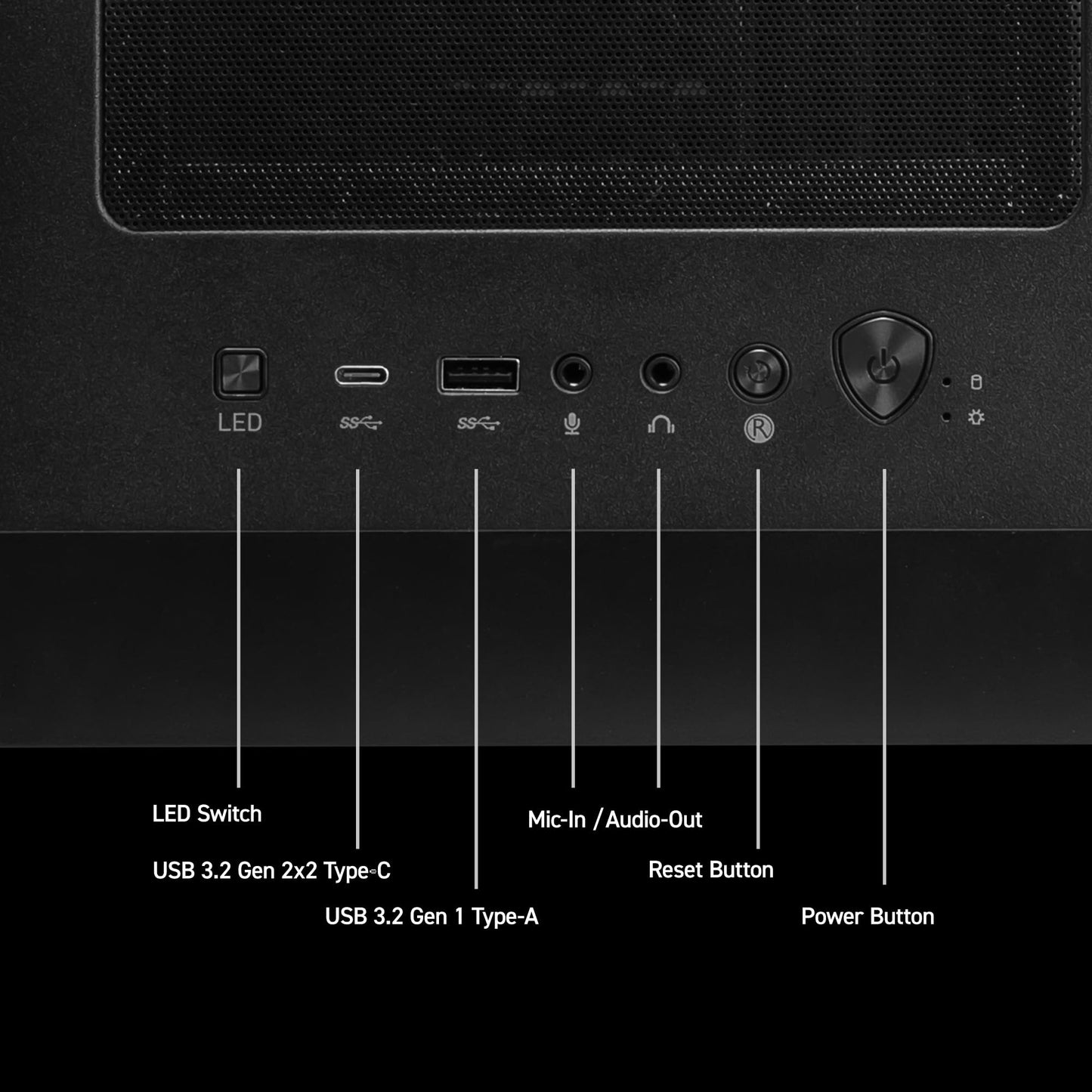 MSI Codex Z2 Gaming-Desktop: AMD R7-8700F, GeForce RTX 5070, 32 GB DDR5, 2 TB m.2 NVMe SSD, USB Typ-C, VR-fähig, Windows 11 Home: A8NVP-436US