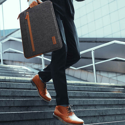 KIZUNA Laptop Sleeve 17 Inch Water-Resistant Computer Case Hand Bag for 17.3" Lenovo Legion 5/5i/Dell G7 17/IdeaPad L340/ HP Gaming Pavilion 17/Envy Laptop 17/Acer Chromebook 317/Asus,Black