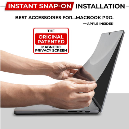 SightPro Magnetischer Blickschutz für MacBook Pro 14 Zoll (2021–2025, M1–M5, Pro, Max) – Patentierter, abnehmbarer Blickschutzfilter für Laptops