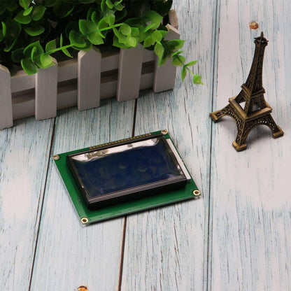 Ximimark 1 Stück 5V 12864 LCD-Displaymodul 128x64 Pixel Grafikmatrix-LCD mit blauer Hintergrundbeleuchtung