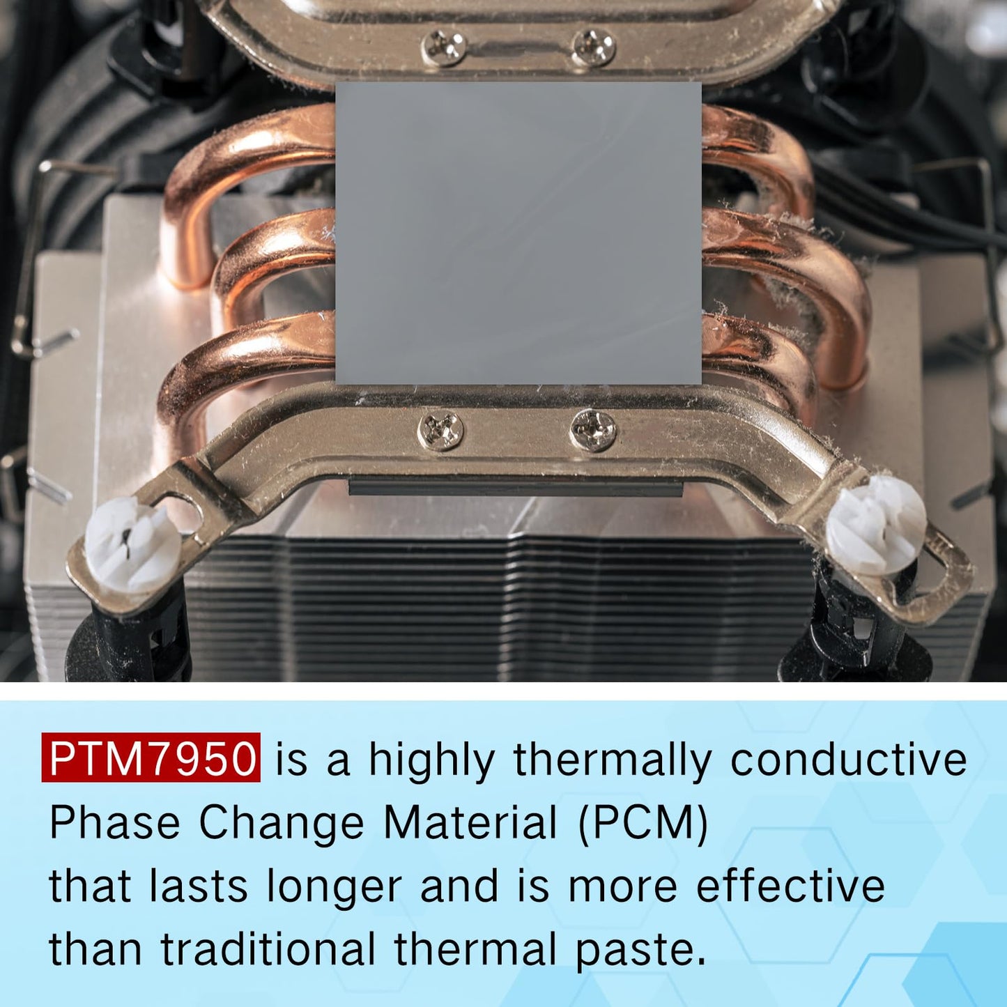 Nuanchu GPU-Wärmeleitpad PTM7950 Phasenwechsel-Wärmeleitpad 8,5 Watt pro Meter pro Kelvin Leitfähige Silikonpaste CPU-Paste für Laptop, Spielekonsole (40 x 80 x 0,2 mm)