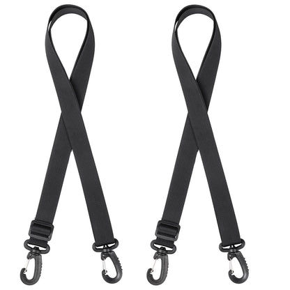 OneTigris Shoulder Straps Replacement Adjustable Strap for Briefcase Messenger Bag (2PC, Black)