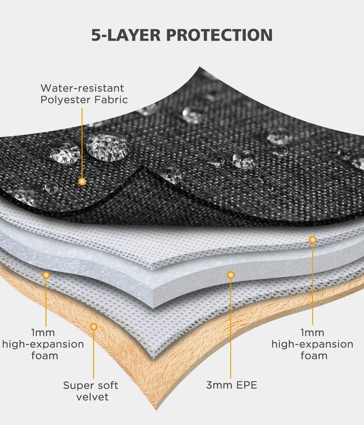 KIZUNA Laptop Sleeve 17 Inch Water-Resistant Computer Case Hand Bag for 17.3" Lenovo Legion 5/5i/Dell G7 17/IdeaPad L340/ HP Gaming Pavilion 17/Envy Laptop 17/Acer Chromebook 317/Asus,Black