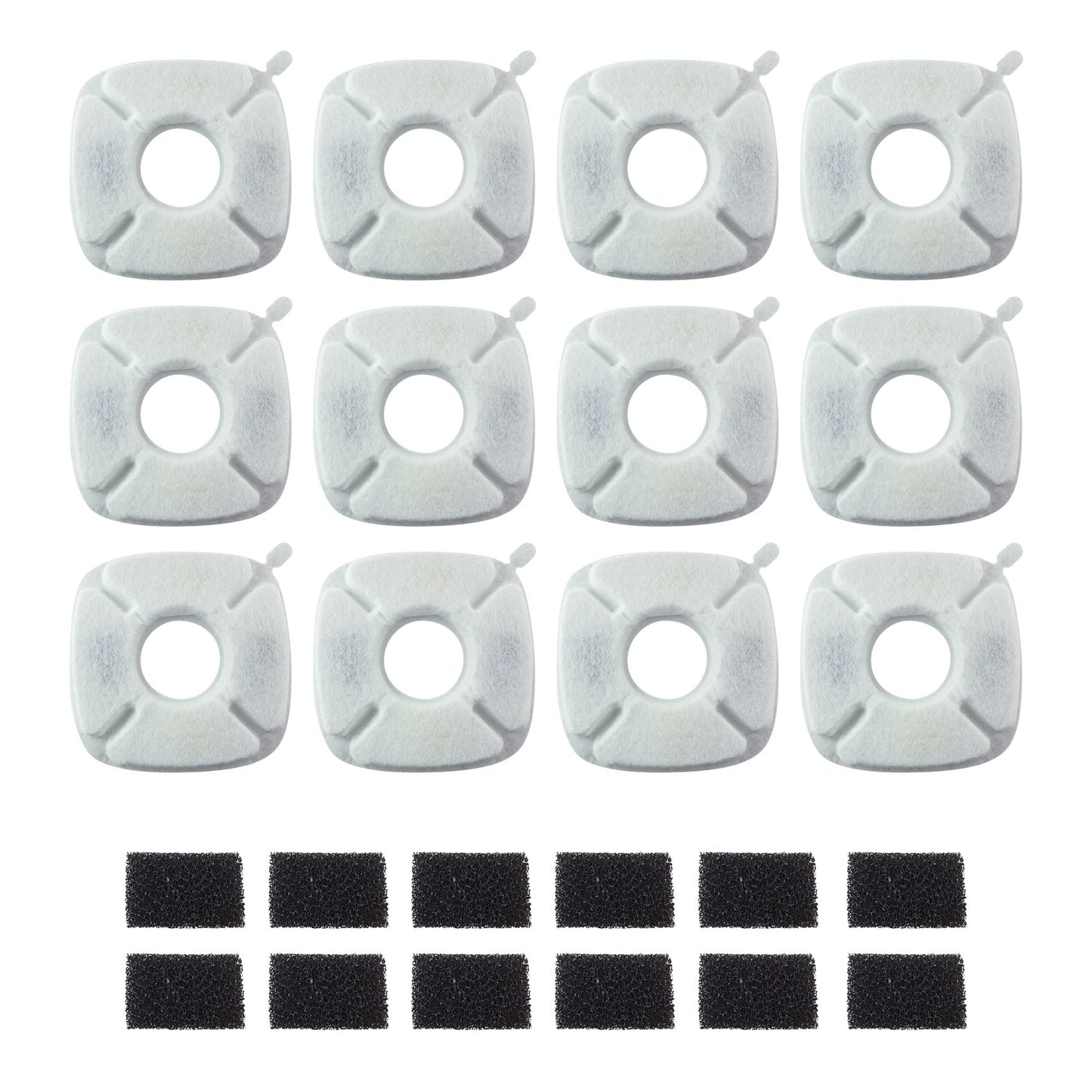 PET STANDARD Wasserfilter, kompatibel mit VEKEN® 95oz/2,8L Trinkbrunnen, 12er-Packung