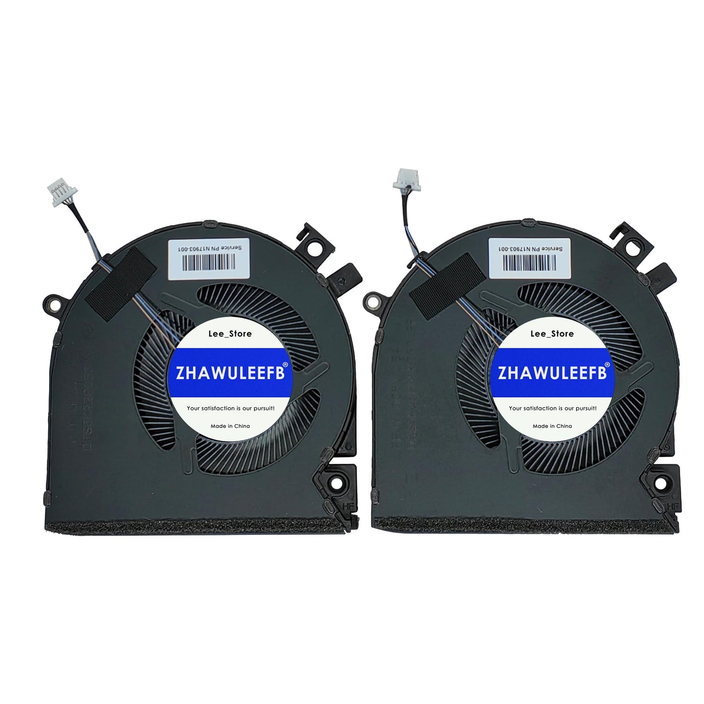 Neuer Ersatz-Laptop-CPU+GPU-Lüfter für HP Victus 15-FA, 15-FB, 15-fa0031dx, 15-fb0028nr, TPN-Q278, TPN-Q279, 15-FB0028NR, 0050AX, 0103LA Serie, N17902-001, N13304-001, DFS5K22B056737, FPJY (2er-Pack)