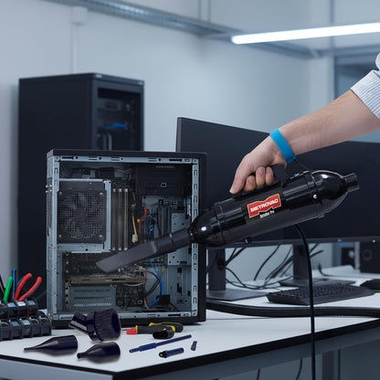 METROVAC Elektrischer DataVac Pro Serie | Modell MDV-1BA | Computerstaubsauger | Gebläse | Reiniger | Staubwedel | Hergestellt in den USA