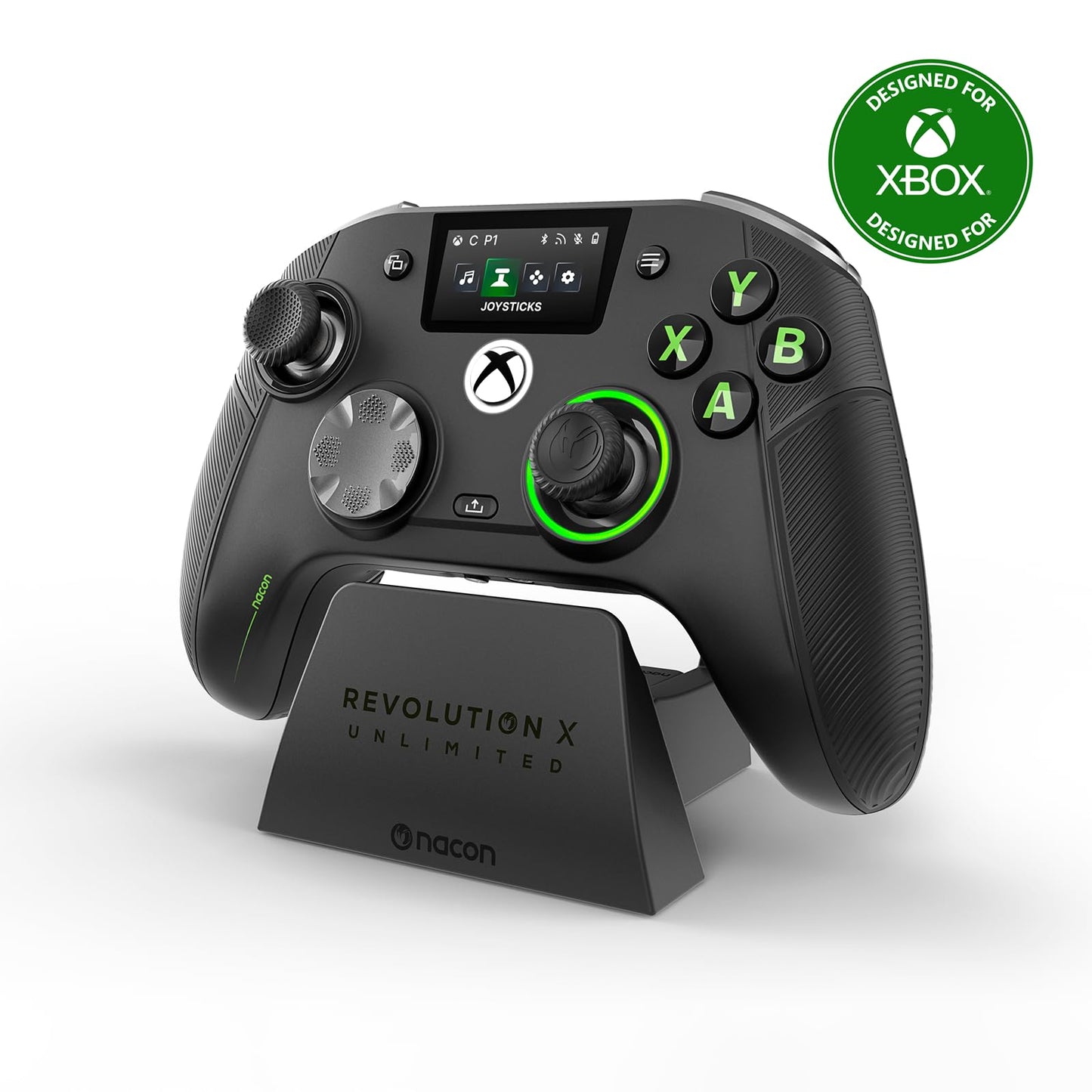 NACON Revolution X Unlimited Präzisions-Controller – Offiziell lizenziert für Xbox Series X | S, Xbox One, Windows 10/11 PC &amp; Android – Kabelgebunden und kabellos – Inklusive Ladestation