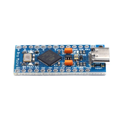 Teyleten Robot Type-C Pro Micro Atmega32U4 5V 16MHz Modulplatine Micro USB Pro Micro Entwicklungsboard Mikrocontroller 3 Stück