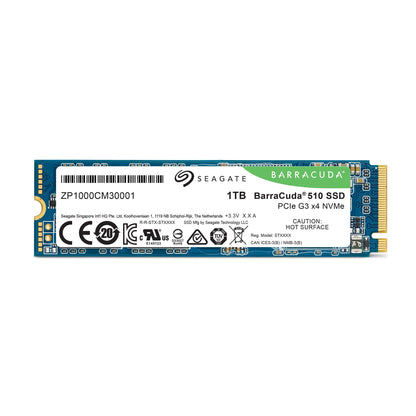 Seagate Barracuda 510 1TB SSD Internes Solid-State-Laufwerk - PCIe NVMe 3D TLC NAND für Gaming-PC, Gaming-Laptop und Desktop-PC (ZP1000CM30001)