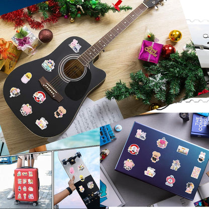 Stray Kids Aufkleber, Cartoon-Laptop-Aufkleber, ideal für Skateboard, Auto, Fahrrad, Tür, Snowboard, wasserdichte Schultaschen (100 Stück – Lila)