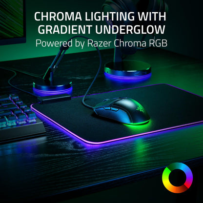 Razer Cobra Kabelgebundene Gaming-Maus: Leichtgewicht (58 g) – Optische Gen-3-Schalter – Chroma RGB-Beleuchtung mit Unterbodenbeleuchtung – Präziser optischer Sensor mit 8500 DPI – Mausfüße aus 100 % PTFE – Speedflex-Kabel – Schwarz