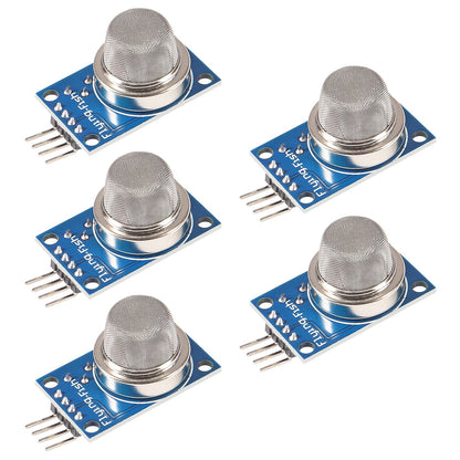 9pcs/Lot Gas Detection Sensor Module MQ-2 MQ-3 MQ-4 MQ-5 MQ-6 MQ-7 MQ-8 MQ-9 MQ-135 Sensor Module Gas Sensor Starter Kit for Arduino Raspberry Pi (9PCS/Lot)