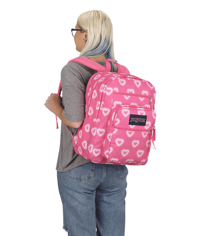 JanSport Laptop Backpack - Computer Bag with 2 Compartments, Ergonomic Shoulder Straps, 15” Laptop Sleeve, Haul Handle - Book Rucksack - Strawberry Shower