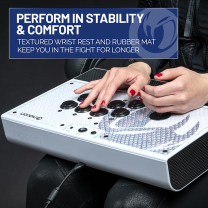 NACON Daija Arcade Fight Stick – Offiziell lizenziert für PlayStation PS5, PS4 und Windows 10 | 11 PC