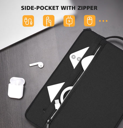 KIZUNA Laptop Sleeve 17 Inch Water-Resistant Computer Case Hand Bag for 17.3" Lenovo Legion 5/5i/Dell G7 17/IdeaPad L340/ HP Gaming Pavilion 17/Envy Laptop 17/Acer Chromebook 317/Asus,Black