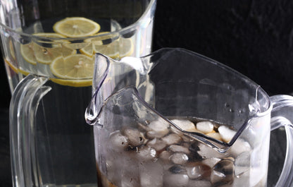 New Star Foodservice 46106 Wasserkrug aus Polycarbonat-Kunststoff in Gastronomiequalität, 1,77 l, transparent