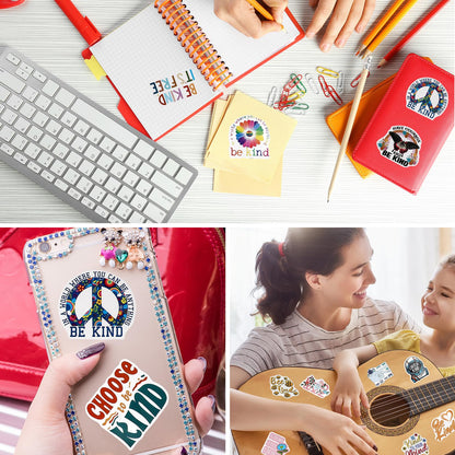 Sayglossy 500 Stück Freundlichkeitsaufkleber, Vinyl-Aufkleber, wasserfest, ideal für Wasserflaschen, zur Motivation und Ermutigung in der Physiotherapie, für Jugendliche, Erwachsene und Lehrer