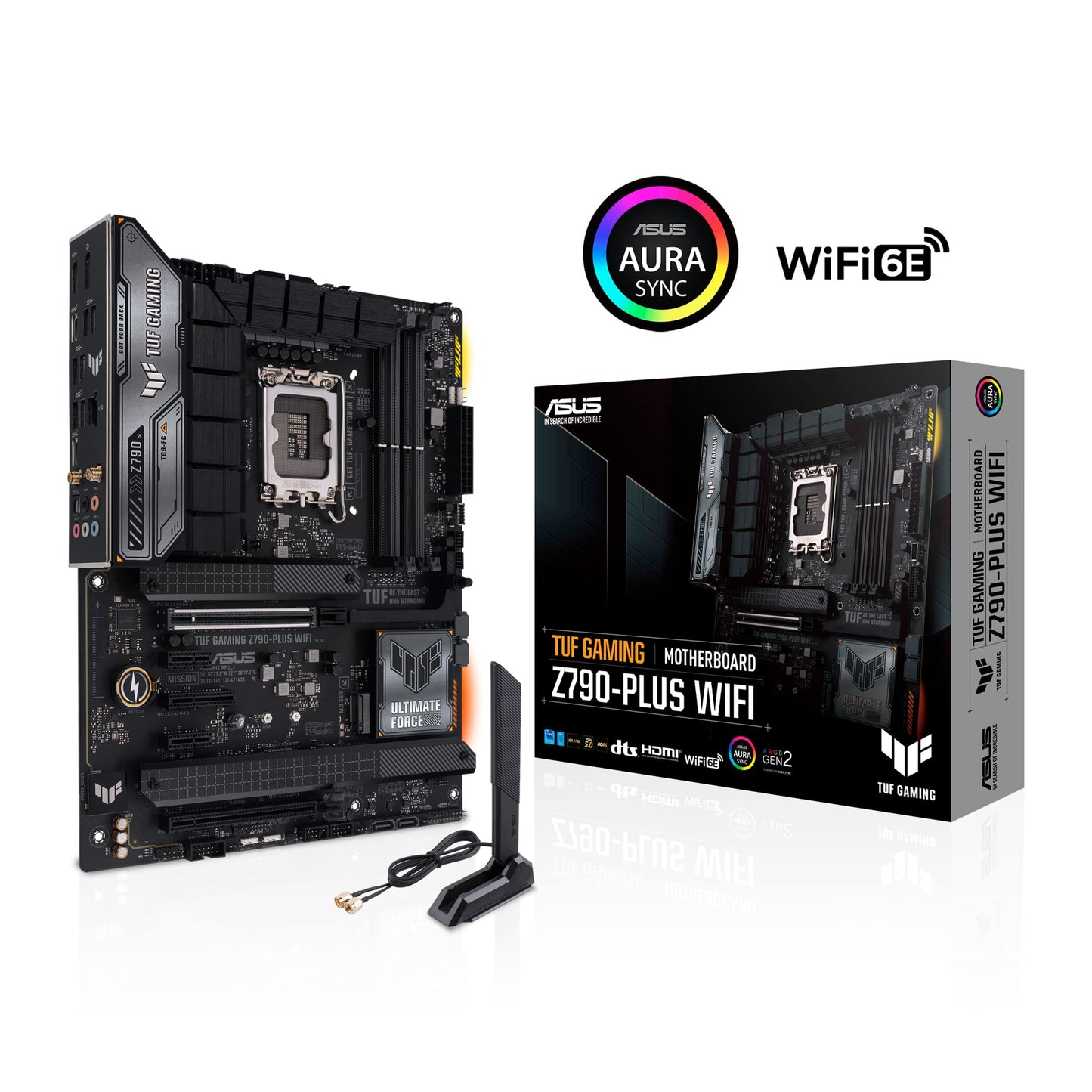 Micro Center CPU-Mainboard-Kombination – Intel i9-14900K Desktop-Prozessor der 14. Generation (24 Kerne, LGA 1700) im Bundle mit TUF Gaming Z790-Plus WiFi Gaming-Mainboard