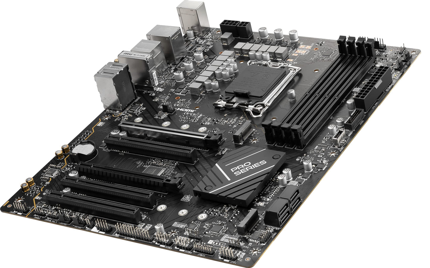 MSI PRO B760-VC WiFi ProSeries Mainboard (Unterstützt Intel Prozessoren der 12./13. Generation, LGA 1700, DDR5, PCIe 4.0, M.2, 2,5 Gbit/s LAN, USB 3.2 Gen2, Wi-Fi 5, ATX) (Generalüberholt)